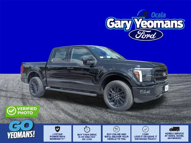 New 2026 Agate Black Metallic Ford Lariat® image 1