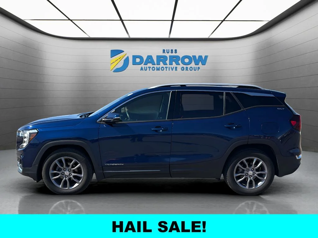 Used 2022 Blue GMC SLT image 2