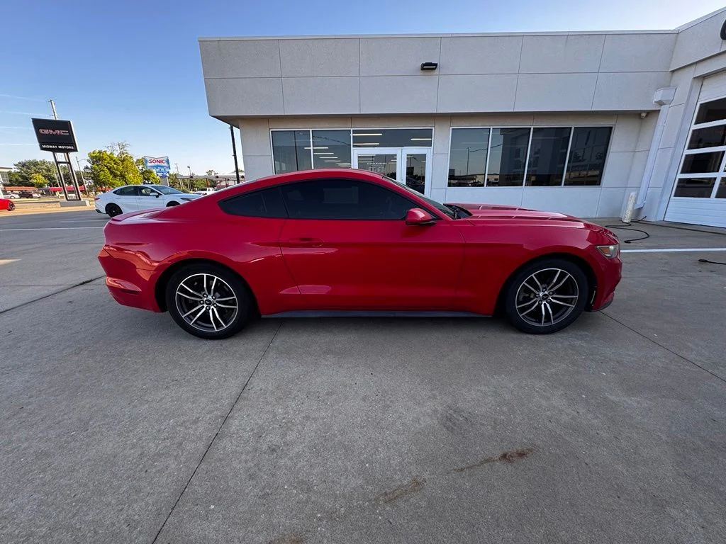 Used 2017 Ford Mustang EcoBoost with VIN 1FA6P8TH4H5281410 for sale in Newton, KS