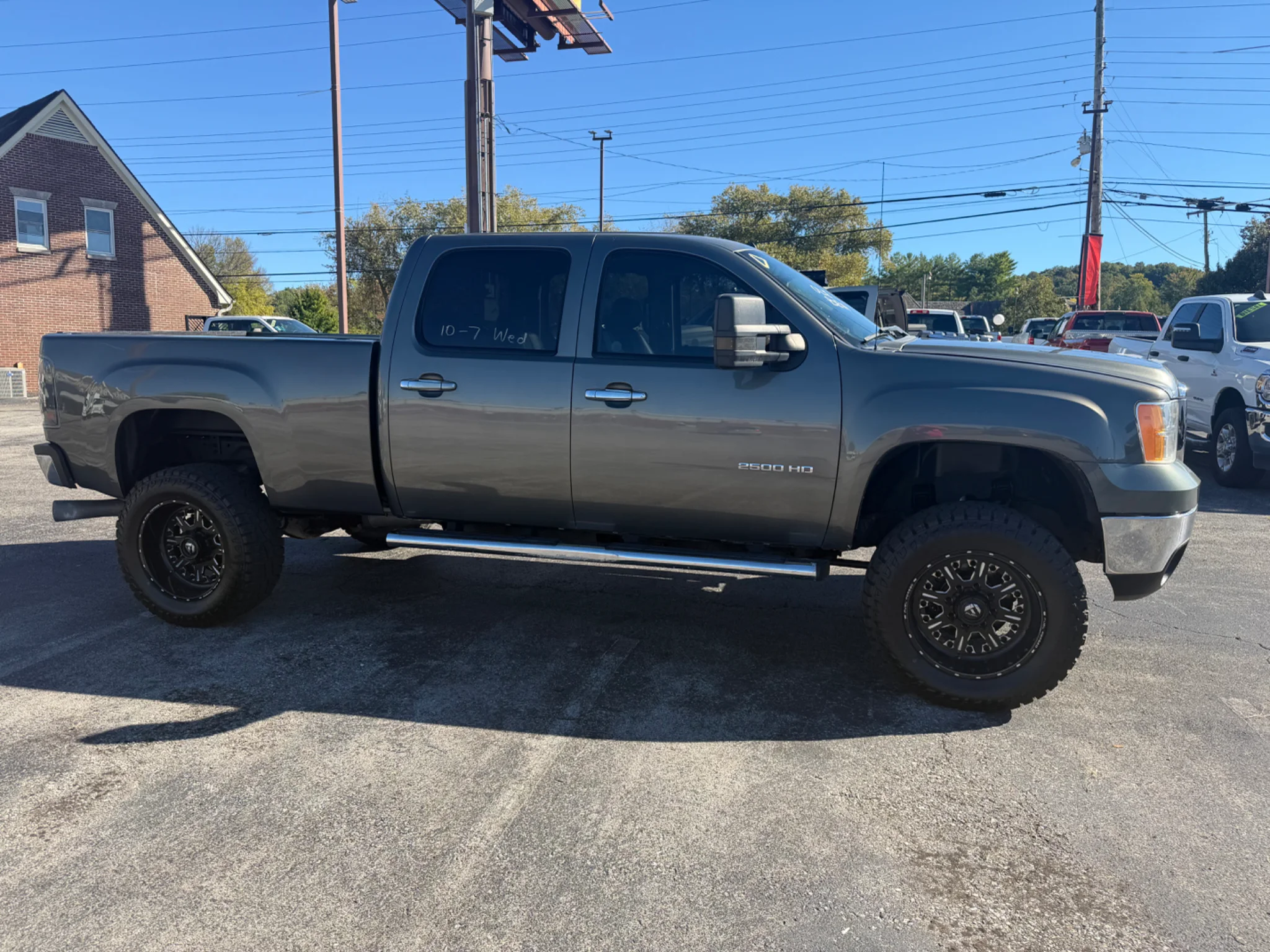 Used 2011 Gray Green Metallic GMC SLT image 1