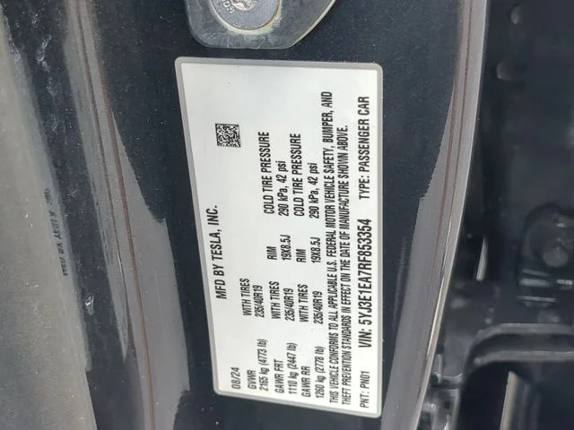 Certified Used 2024 Gray Tesla Base image 37