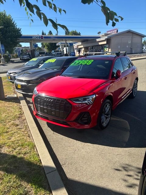 Used 2022 Red Audi Premium Plus image 3