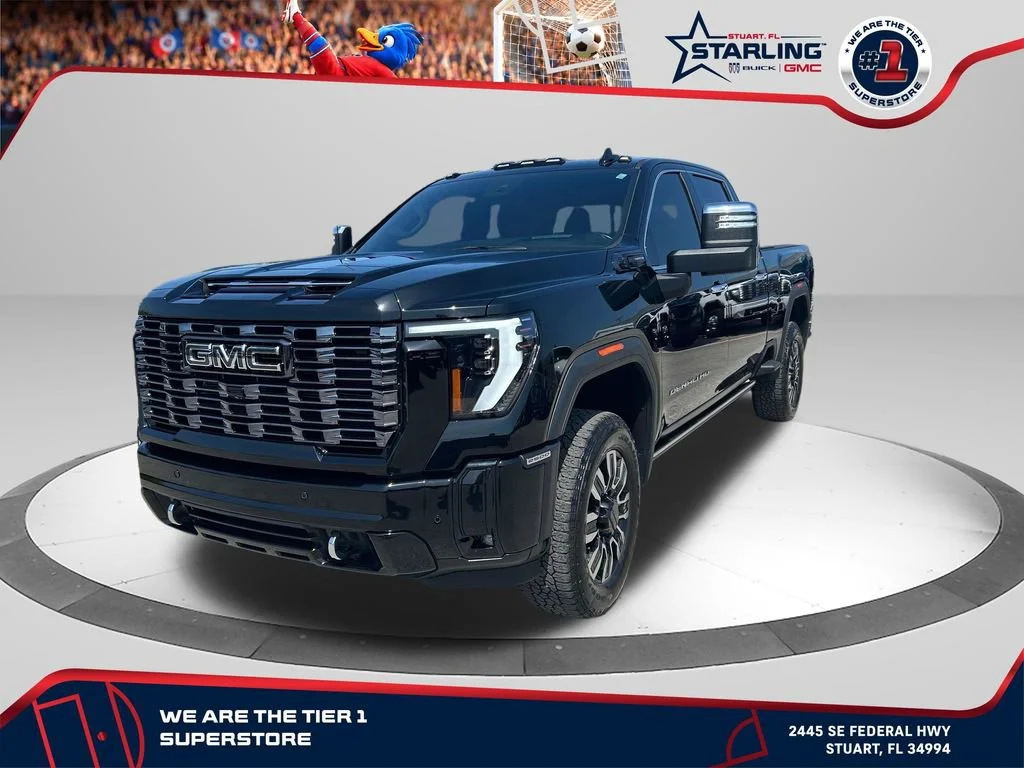 Used 2025 Onyx Black GMC Denali Ultimate image 1