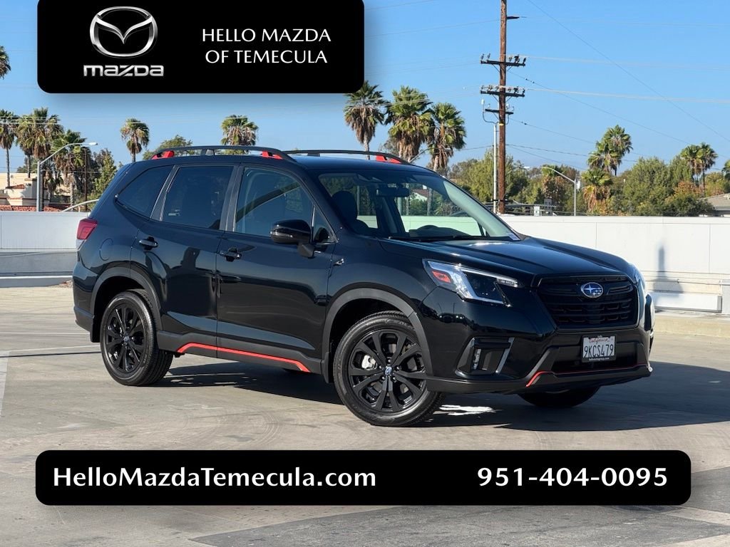 Used 2024 Crystal Black Silica Subaru Sport image 1