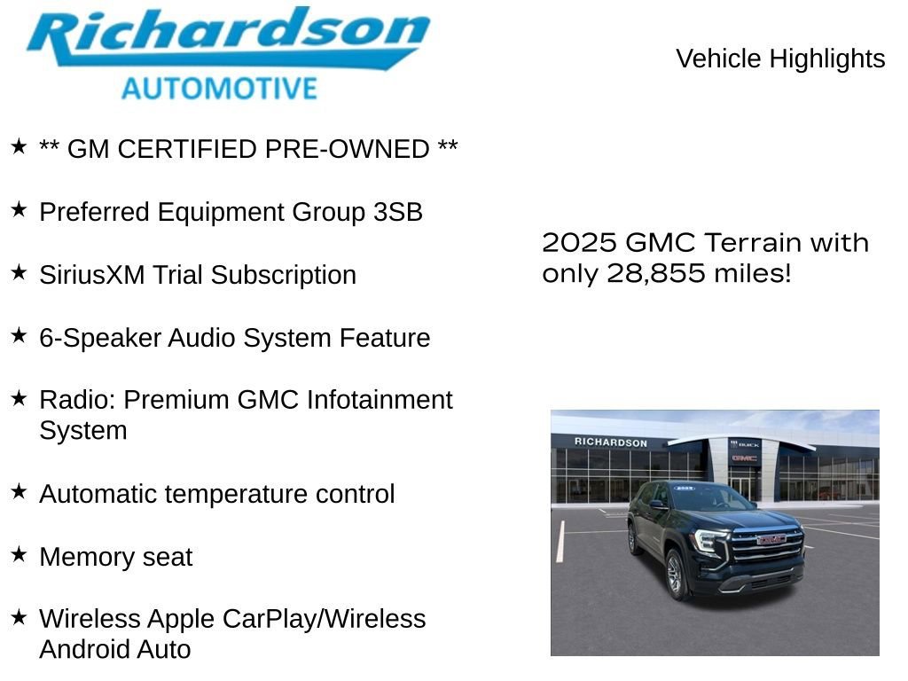 Used 2025 Ebony Twilight Metallic GMC Elevation image 10