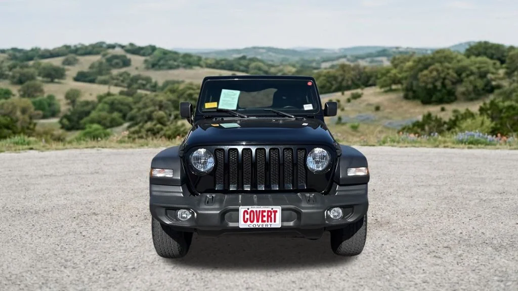Used 2021 Black Jeep Unlimited Sport image 2