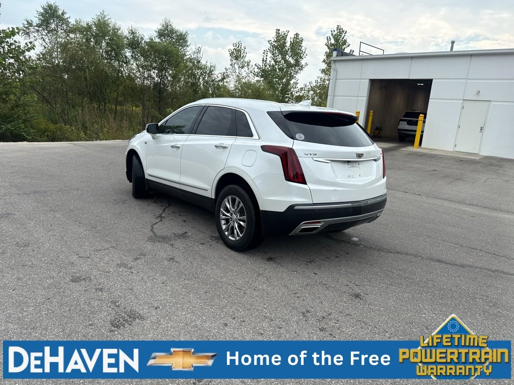 Used 2021 CRYSTAL WHITE TRICOAT Cadillac FWD Premium Luxury image 4