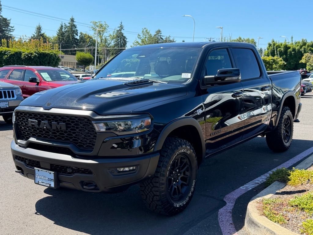New 2026 Diamond Black Crystal Pearl-Coat Exterior Paint RAM Rebel image 4