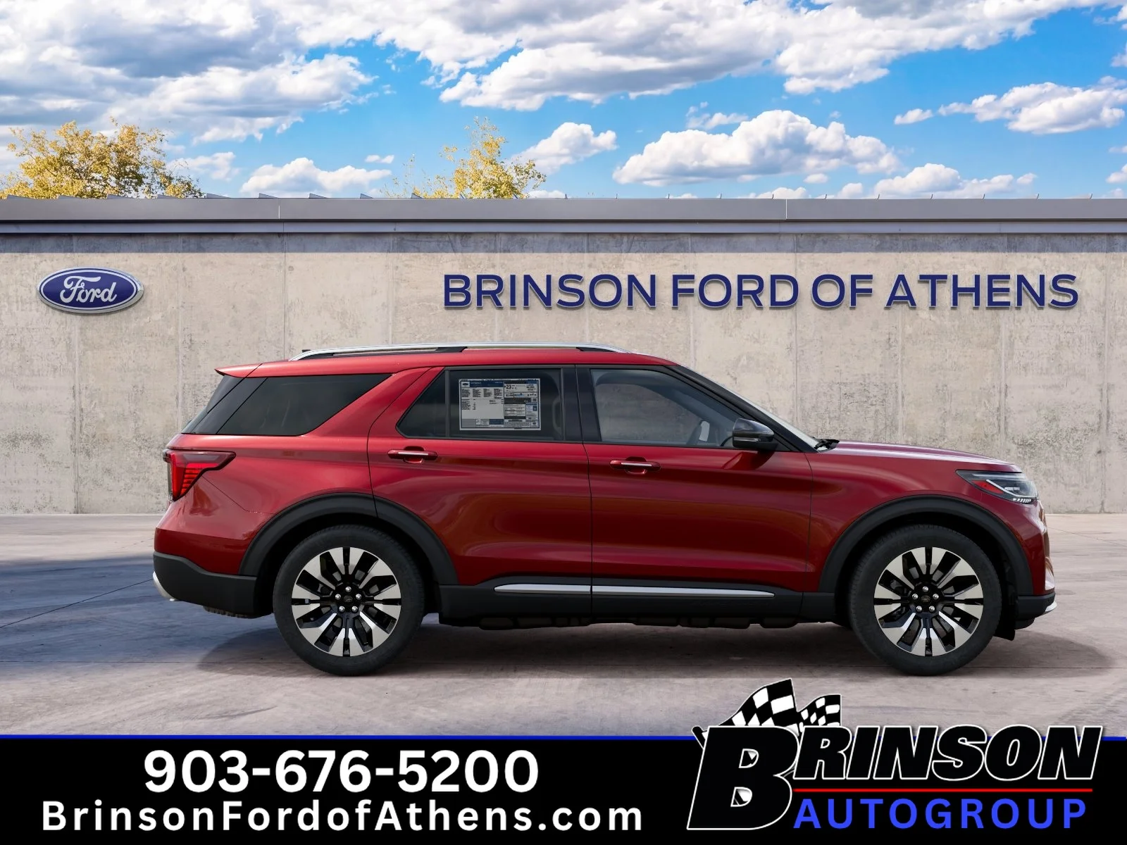 New 2027 Ruby Red Metallic Tinted Clearcoat Ford Platinum image 5