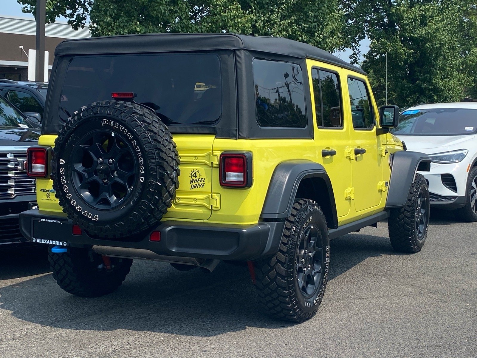 Used 2023 Yellow Jeep Willys 4xe image 3