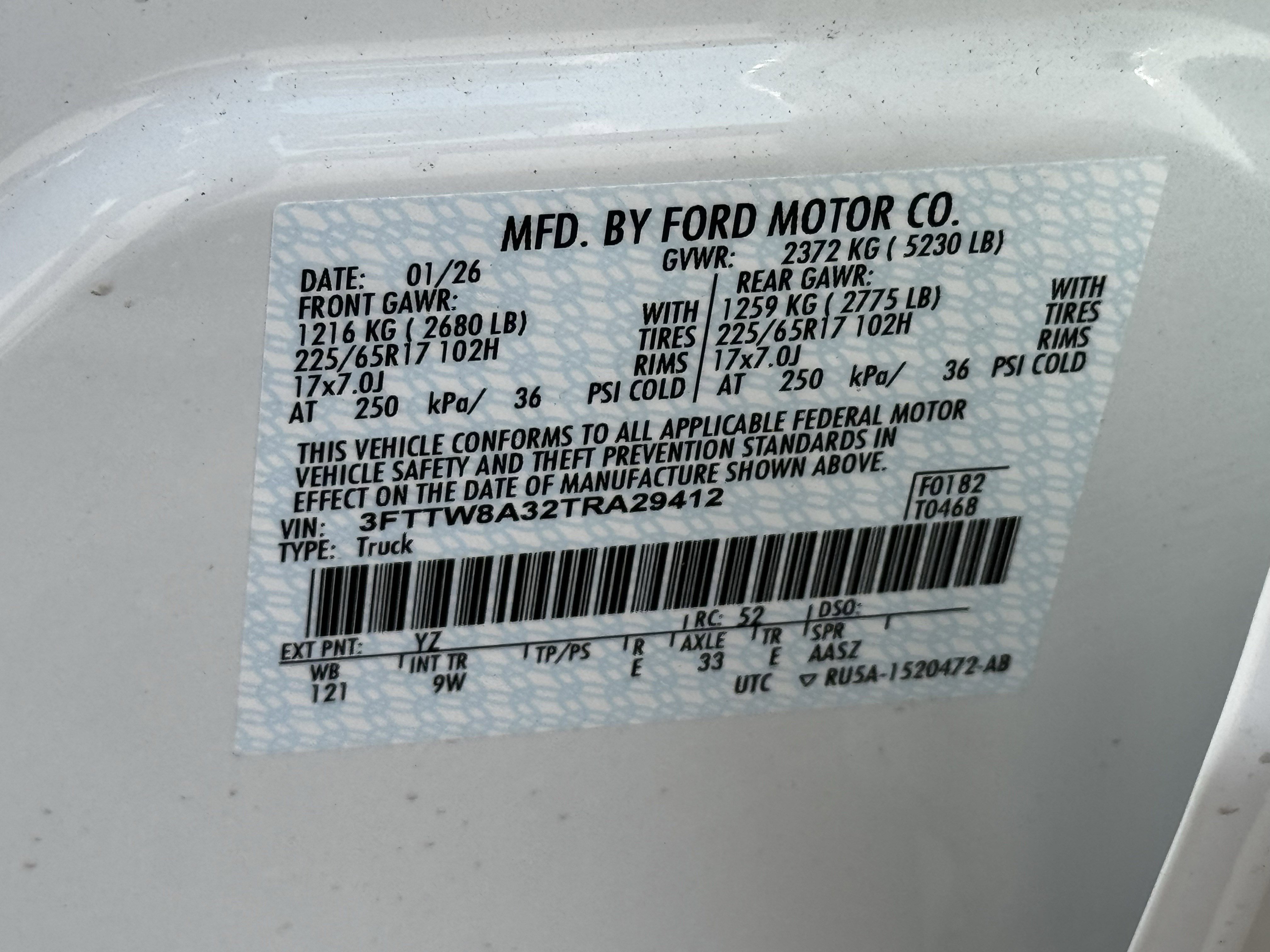 New 2026 Oxford White Ford XL image 20