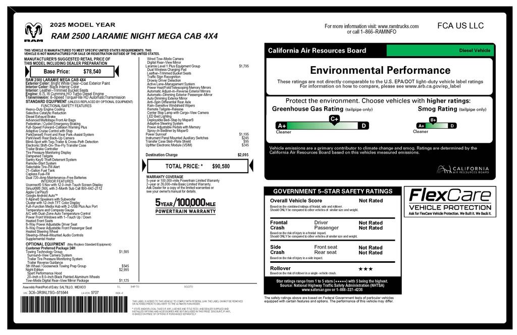 Certified Used 2025 White Ram Laramie image 4