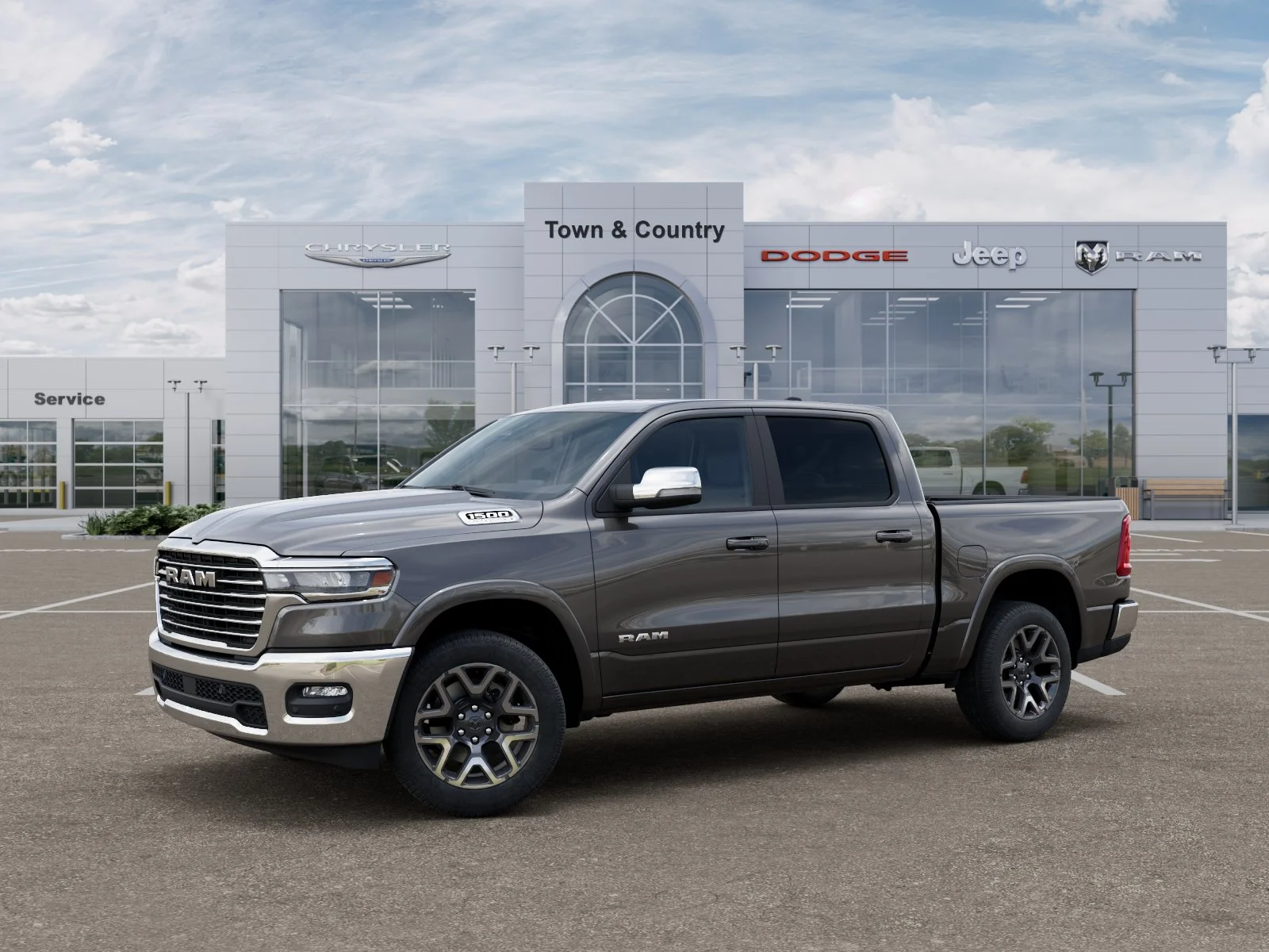 New 2026 Granite Crystal Metallic Clear-Coat Exterior Paint RAM Laramie image 28