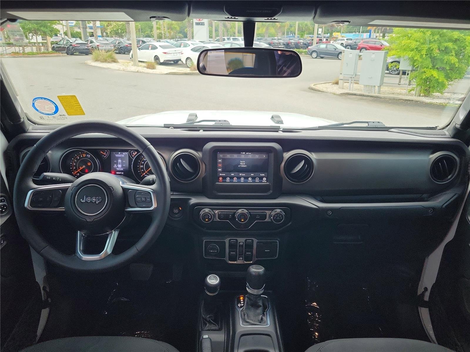 Used 2020 Bright White Clearcoat Jeep Sport S image 24
