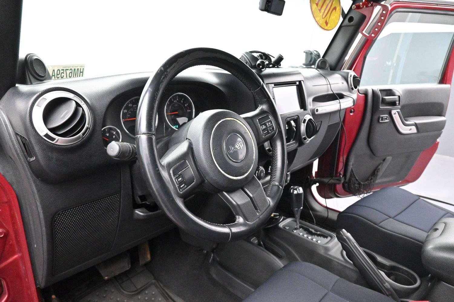 Used 2011 Deep Cherry Red Crystal Pearlcoat Jeep Sahara image 15