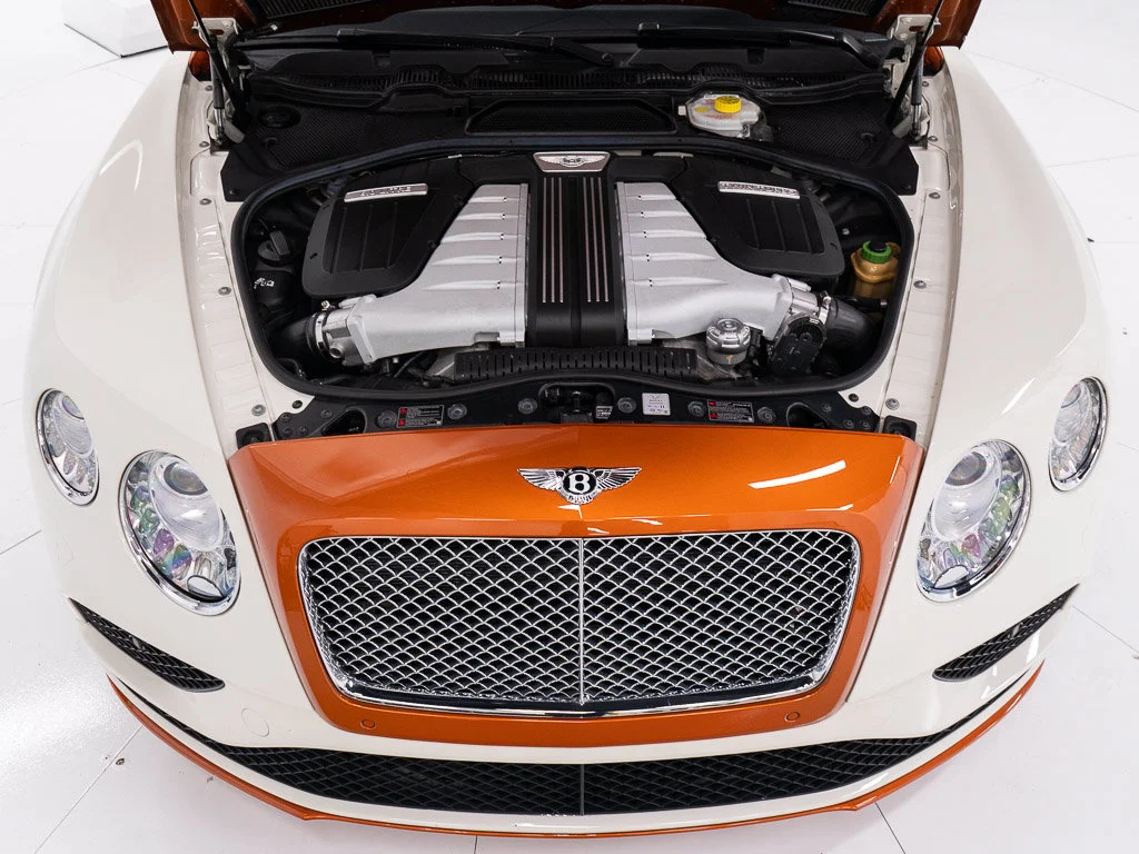 Certified Used 2017 Orange Flame over Ghost White by Mulliner PCG Bentley W12 Convertible image 51