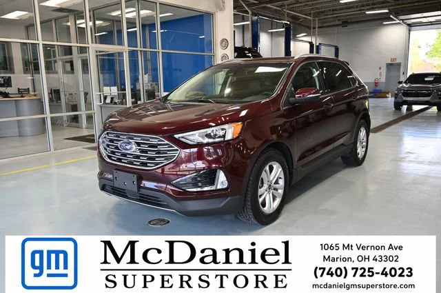 Used 2020 Red Ford SEL image 1