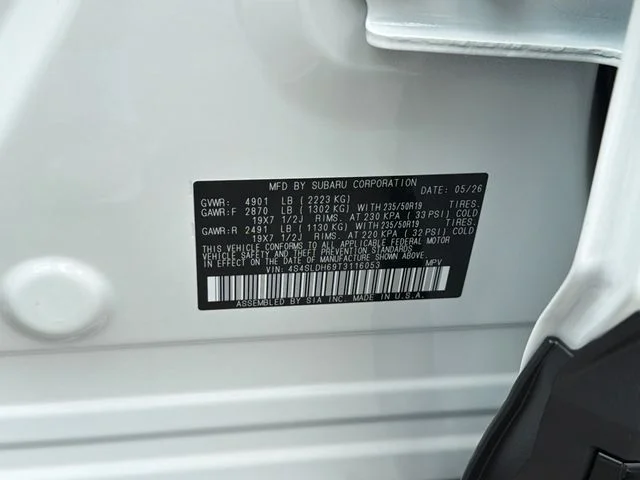 New 2026 White Subaru Sport image 26