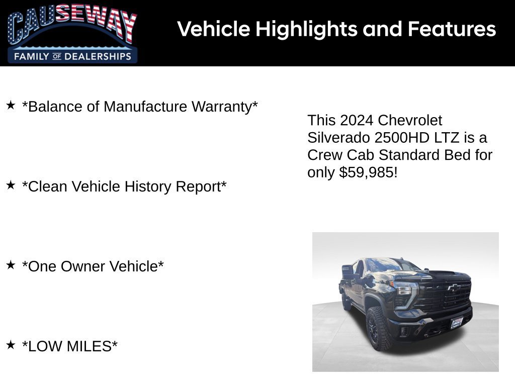 Used 2024 Black Chevrolet LTZ image 2