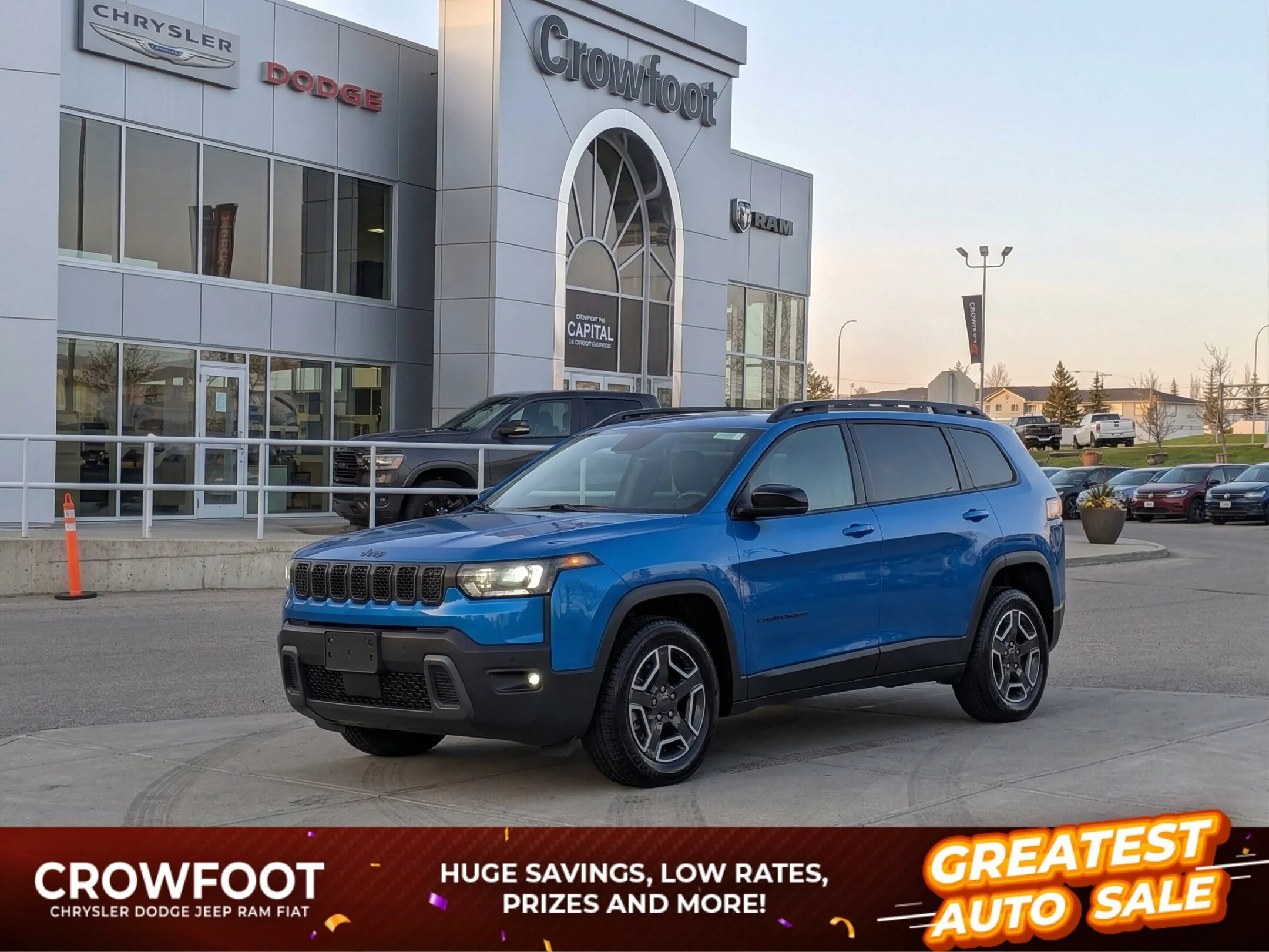 New 2026 Blue Jeep Limited - - Hybrid - Tech Grp - Dual-Pane Pano Sunroof - Trailer Tow Grp & More! image 1