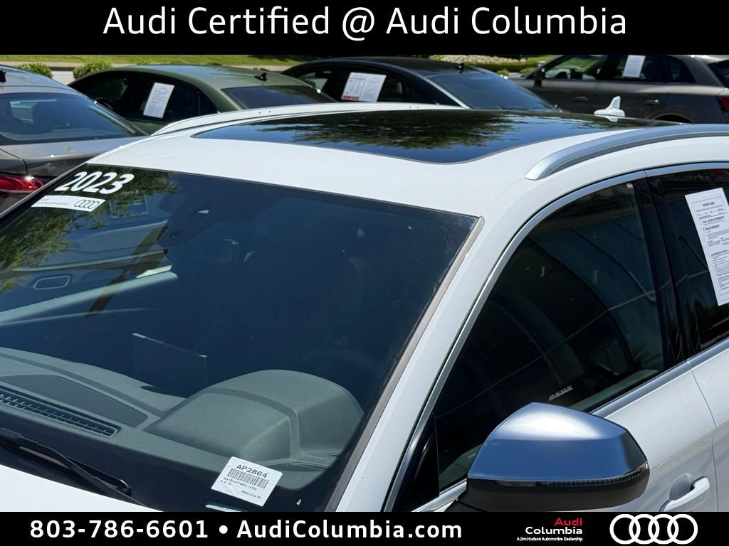 Certified Used 2023 White Audi Premium Plus image 10