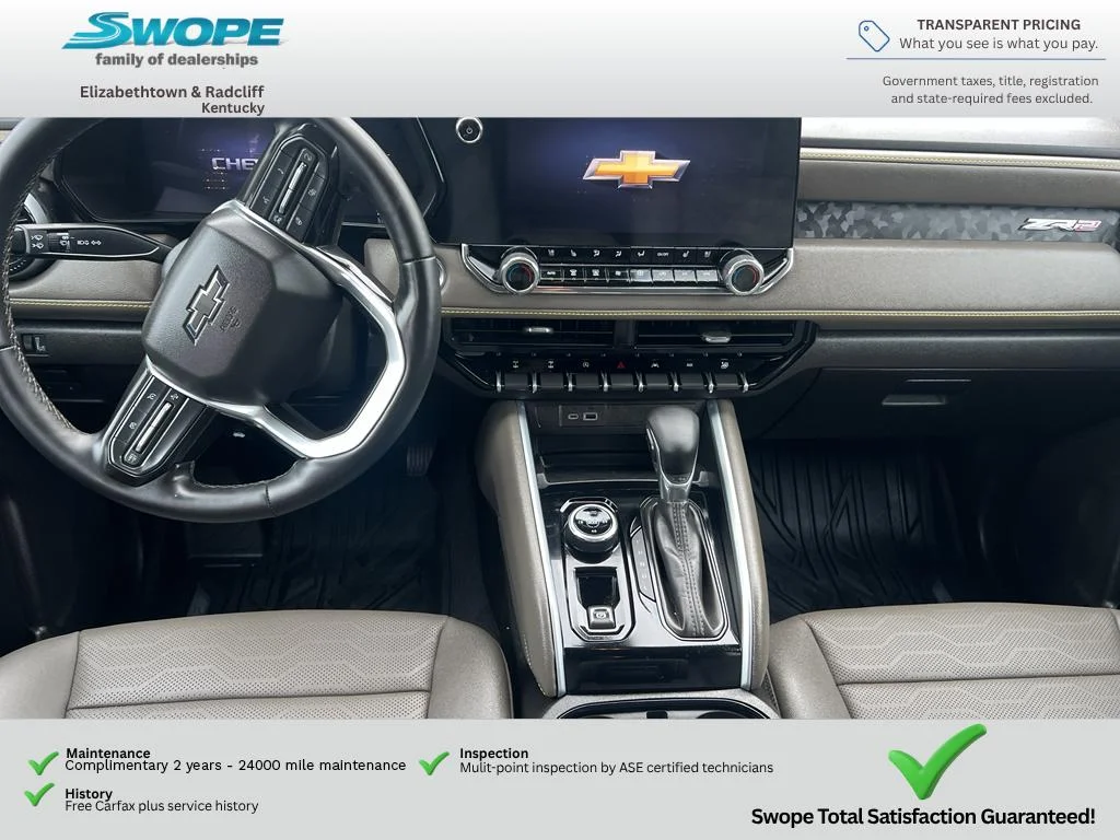 Used 2025 Black Chevrolet 4WD ZR2 image 13