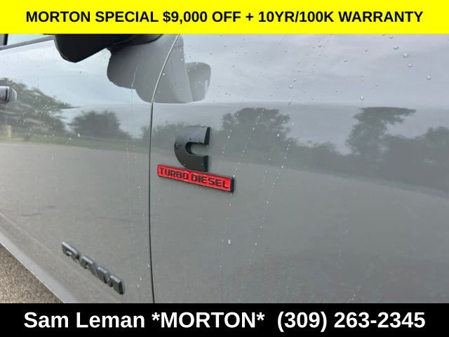 New 2026 Ceramic Gray Clear-Coat Exterior Paint Ram Laramie image 6