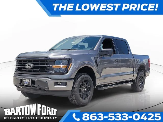 New 2026 Gray Metallic Ford XLT image 1