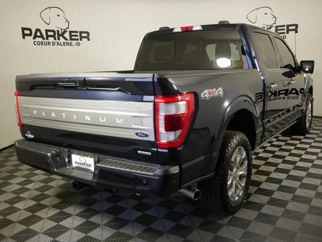 Used 2022 Antimatter Blue Metallic Ford Platinum image 5