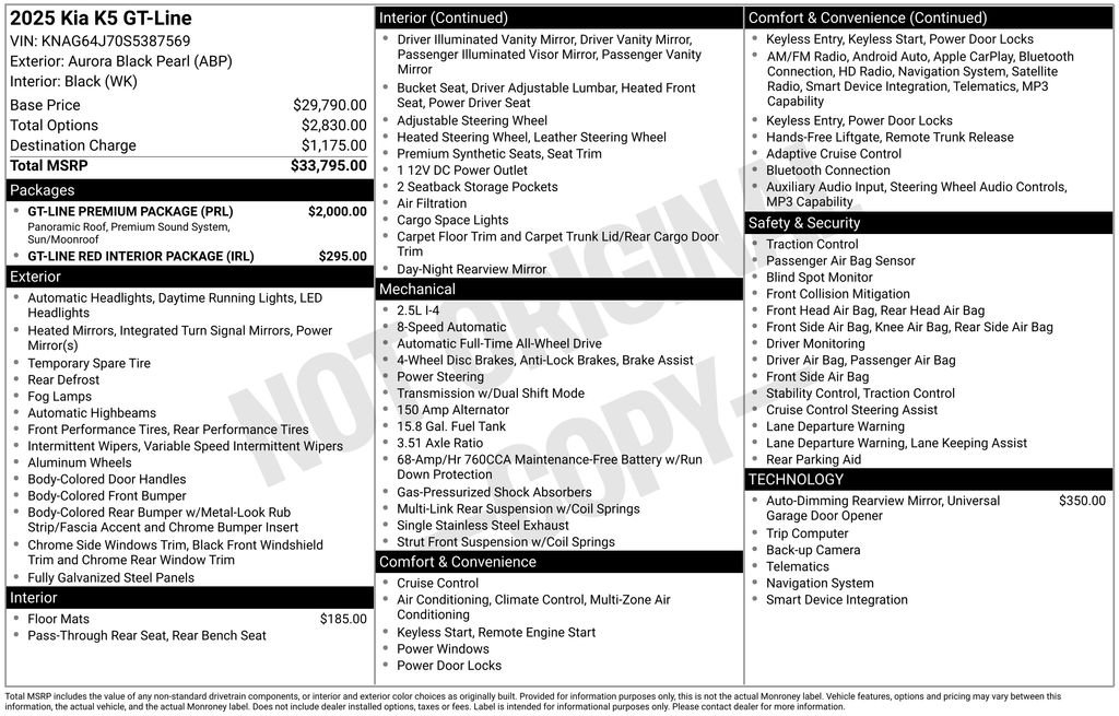 2025 Kia K5 GT-Line - Photo 32
