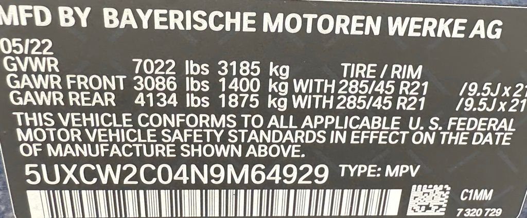 Used 2022 Phytonic Blue Metallic BMW xDrive40i image 44