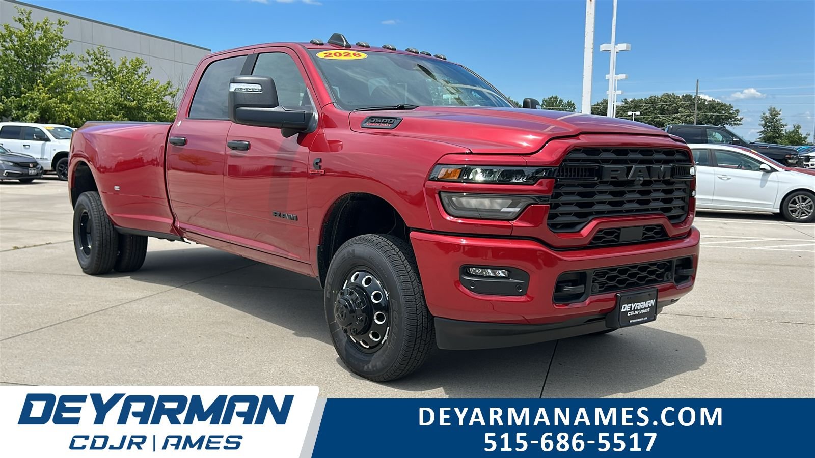 New 2026 Molten Red Pearl-Coat Exterior Paint RAM Big Horn image 1