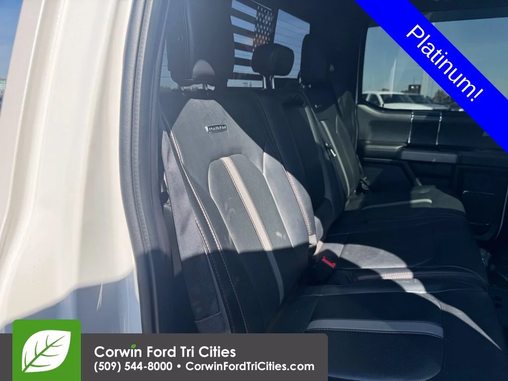 Used 2018 White Platinum Tri-Coat Metallic Ford Platinum image 5