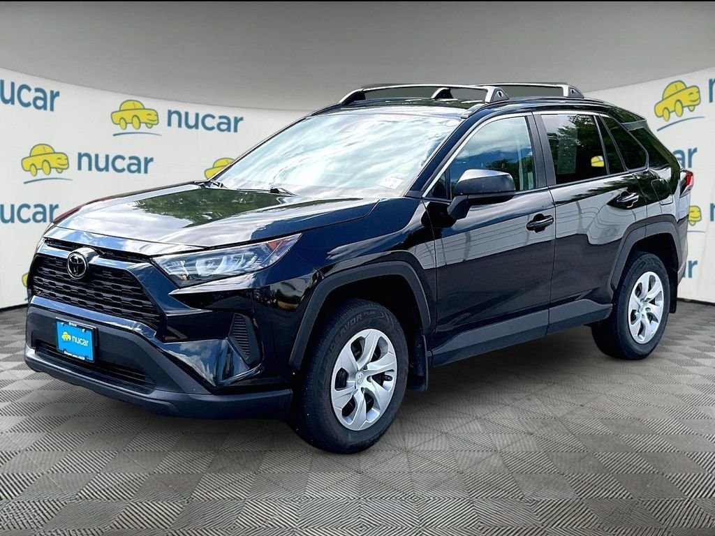 Used 2021 Midnight Black Metallic Toyota LE image 2