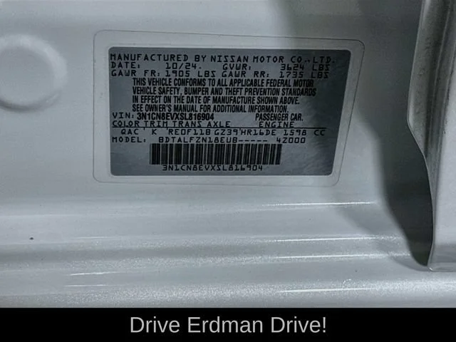 2025 Nissan Versa Sedan SV - Photo 31
