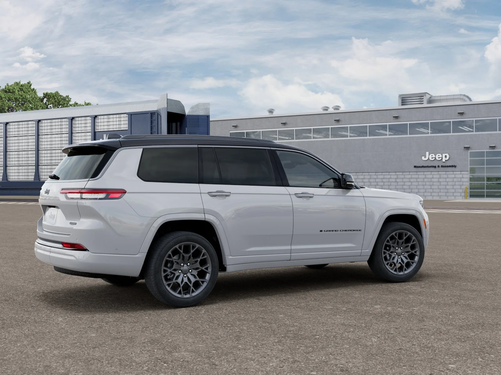 New 2026 Bright White Clear-Coat Exterior Paint Jeep Summit image 2