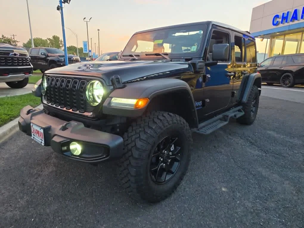 Certified Used 2025 Black Jeep Willys 4xe image 3