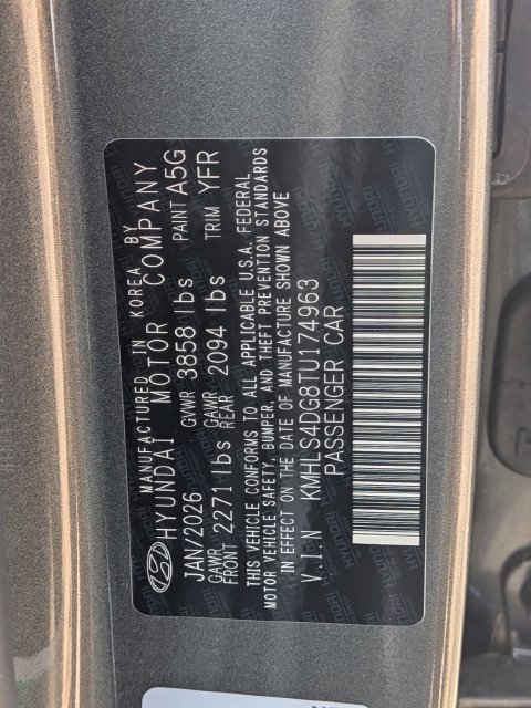 Certified Used 2026 Gray Hyundai SEL Sport image 28