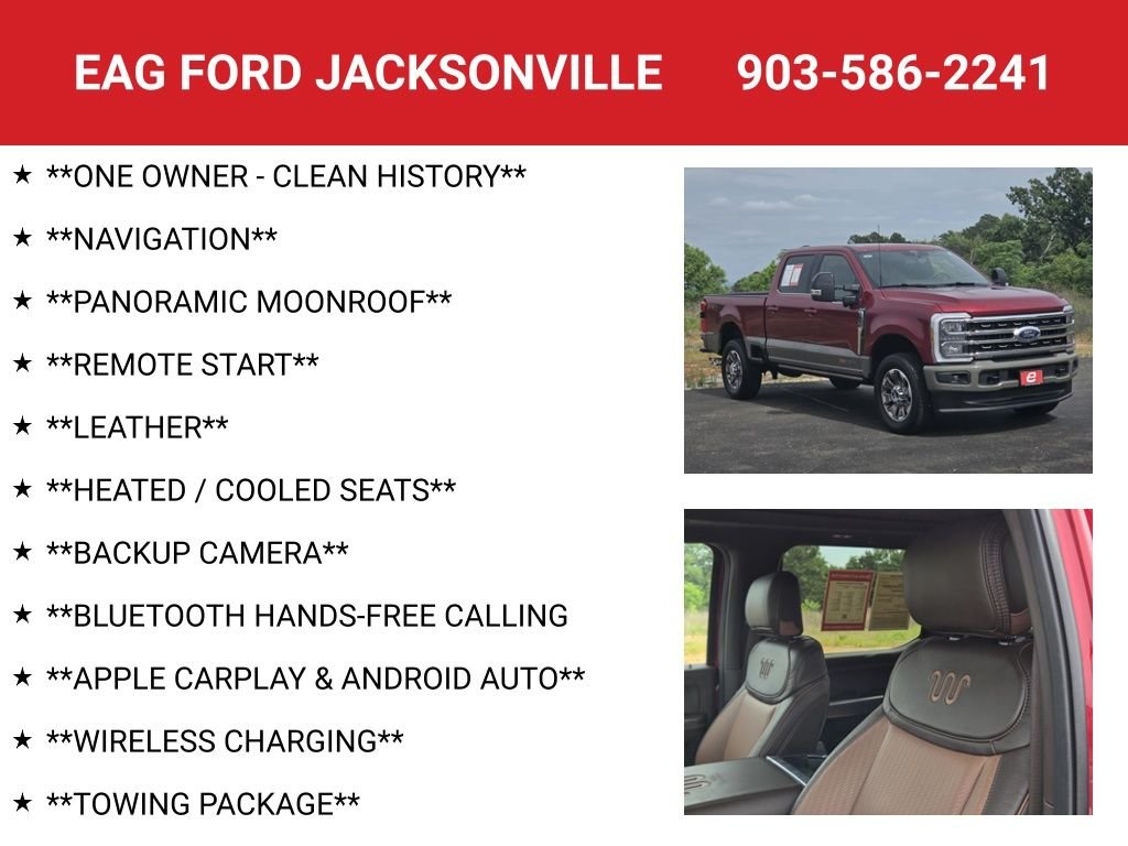 Used 2026 Ruby Red Metallic Tinted Clearcoat Ford King Ranch image 4