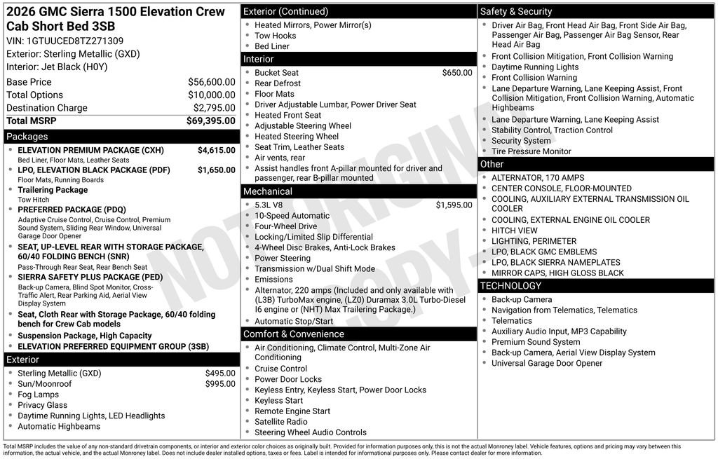 Used 2026 Silver GMC Elevation image 40