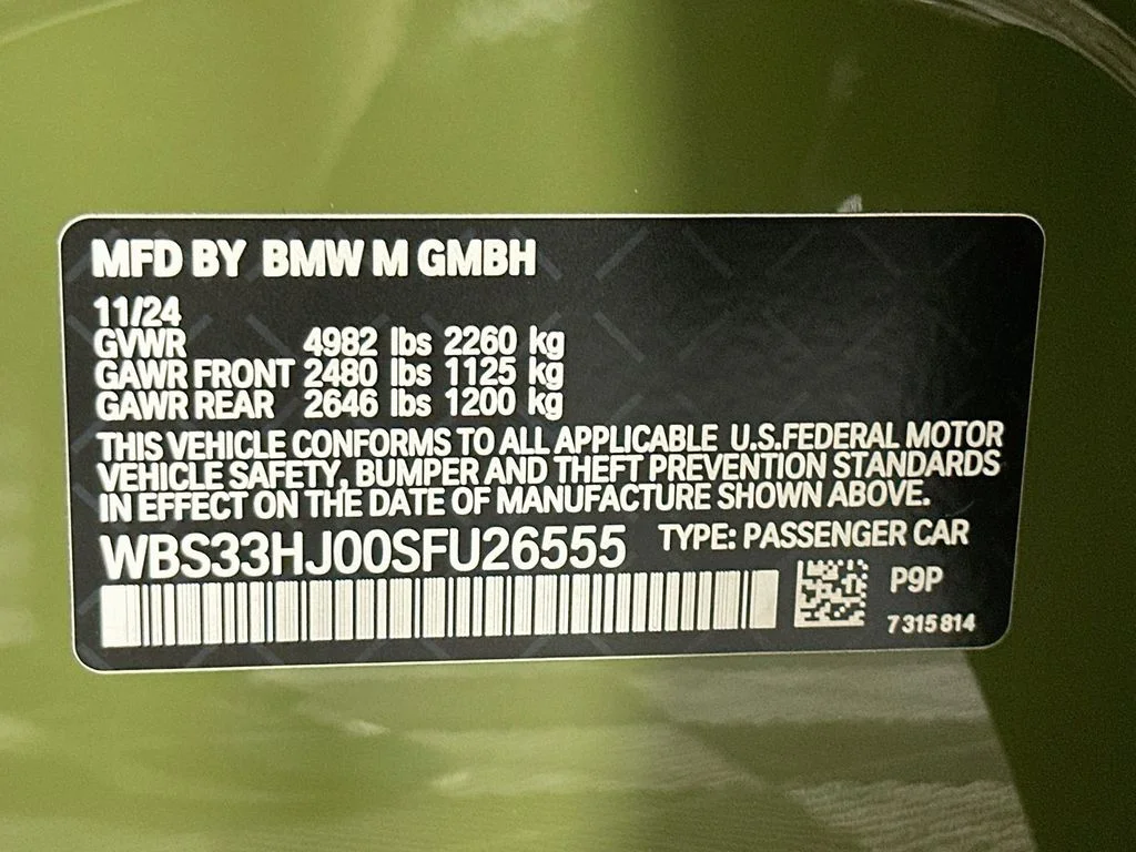 Used 2025 Unreleased BMW Competition image 31