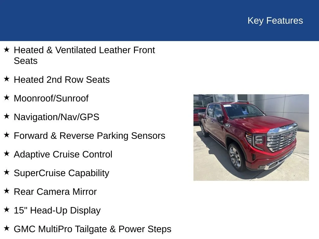 Certified Used 2024 Volcanic Red GMC Denali image 39