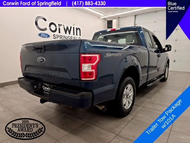Certified Used 2018 Blue Jeans Metallic Ford XL image 7