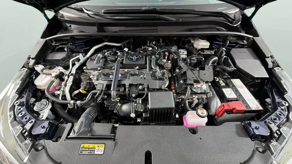 Used 2025 Blue Toyota Hybrid LE image 35