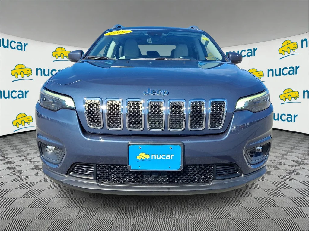 Used 2021 Blue Jeep Latitude Lux image 2
