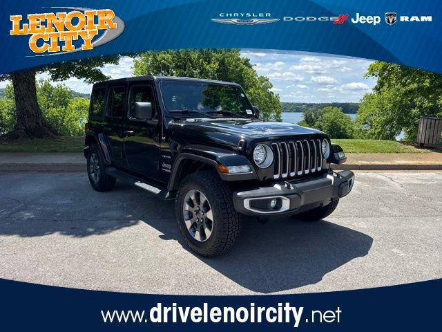 Used 2019 Black Jeep Unlimited Sahara image 1