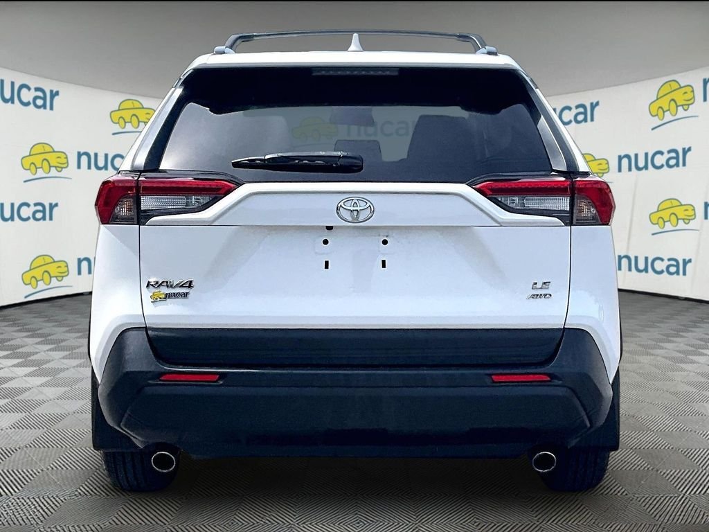 Used 2021 White Toyota LE image 5