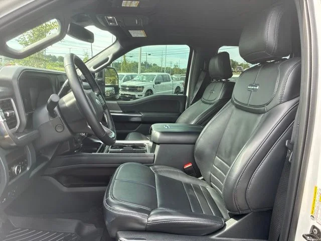 Used 2025 White Metallic Ford Platinum image 13