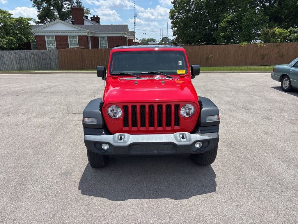 Certified Used 2018 Red Jeep Unlimited Sport S image 8