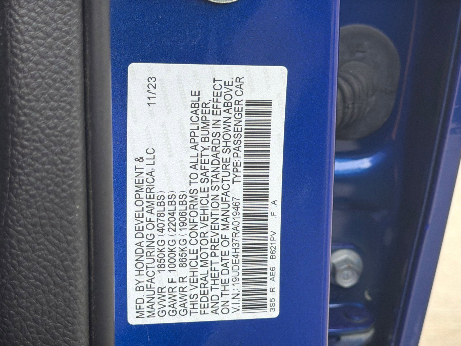 Used 2024 Apex Blue Pearl Acura with A-Spec Package image 35